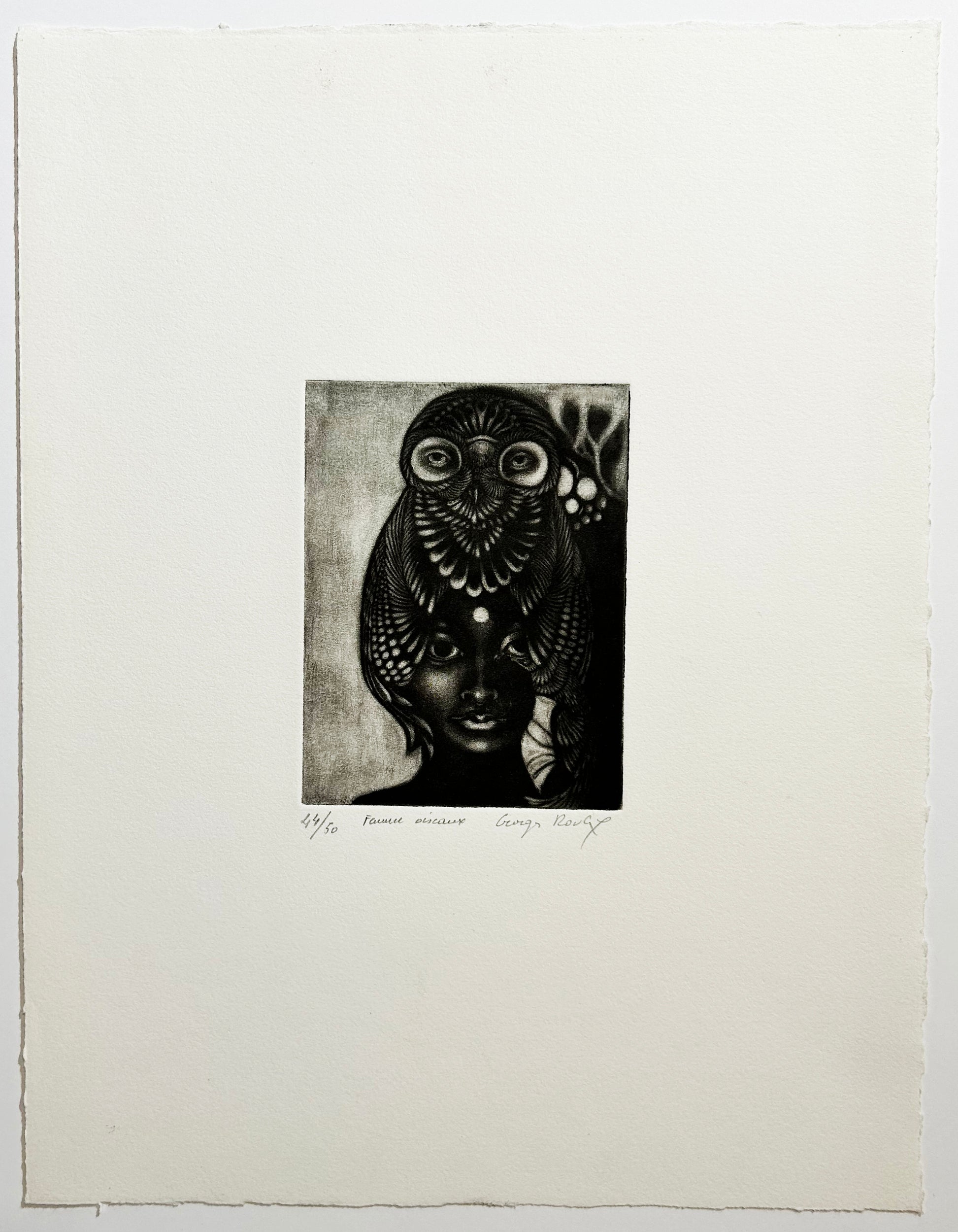 Femme oiseau (Rougy chouette).