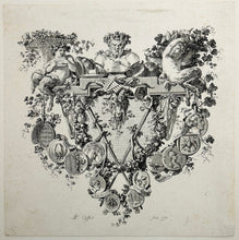 Charger l'image dans la galerie, Pierre-Philippe CHOFFARD - [Buste de satyre entre deux petits faunes]. Cul de lampe du 1er chapitre de "Voyage pittoresque de la Grèce" par Choiseul-Gouffier. 1778. Eau-forte.
