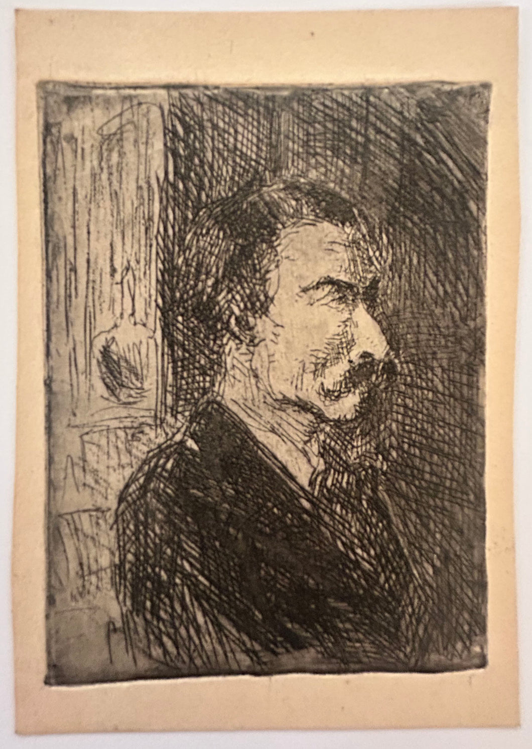 Le peintre Léo Gausson (1860 † 1944). c.1895.