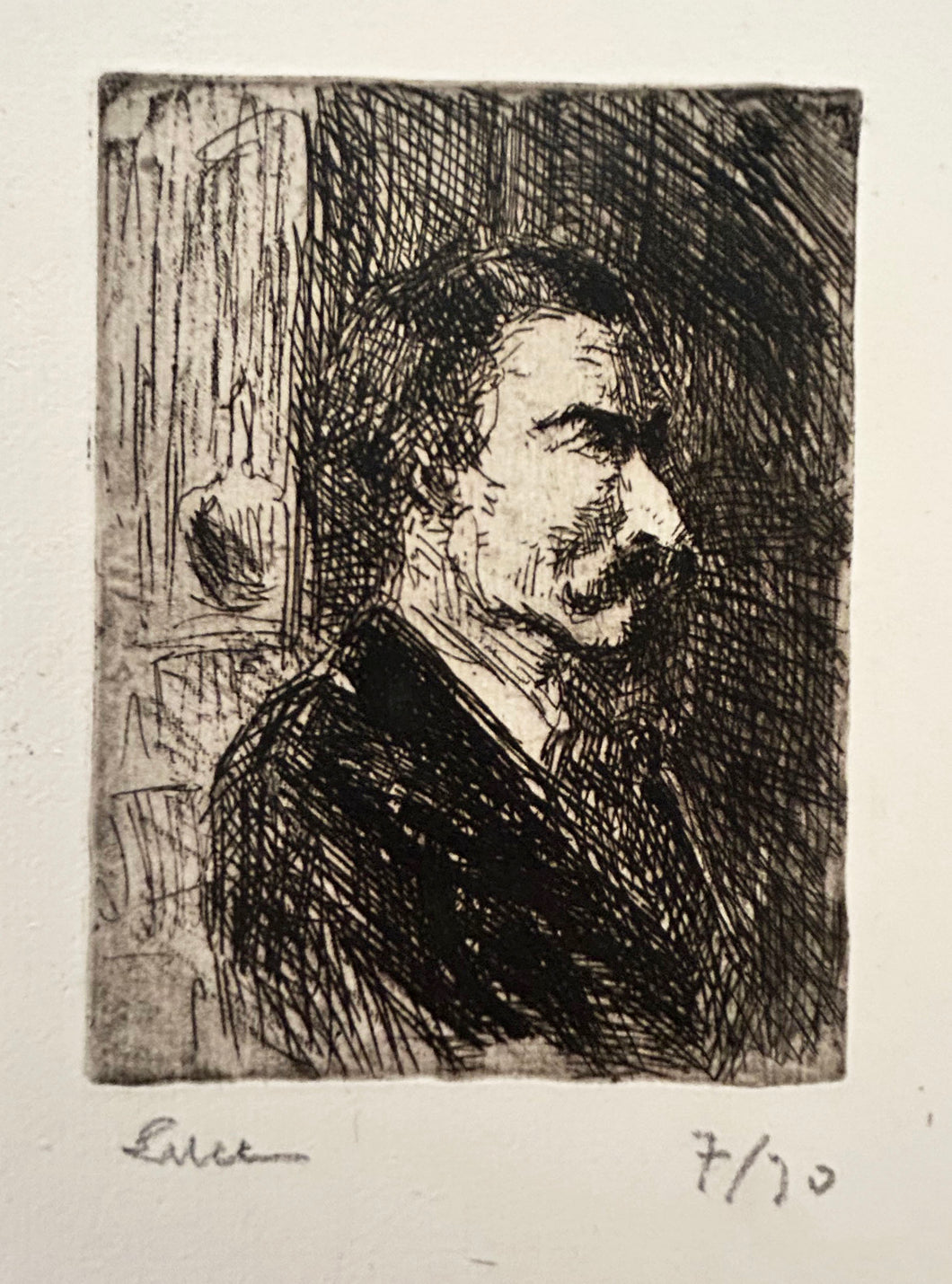 Le peintre Léo Gausson (1860 † 1944). c.1895. (2)