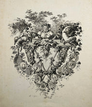 Charger l'image dans la galerie, Pierre-Philippe CHOFFARD - [Buste de satyre entre deux petits faunes]. Cul de lampe du 1er chapitre de "Voyage pittoresque de la Grèce" par Choiseul-Gouffier. 1778. Eau-forte.
