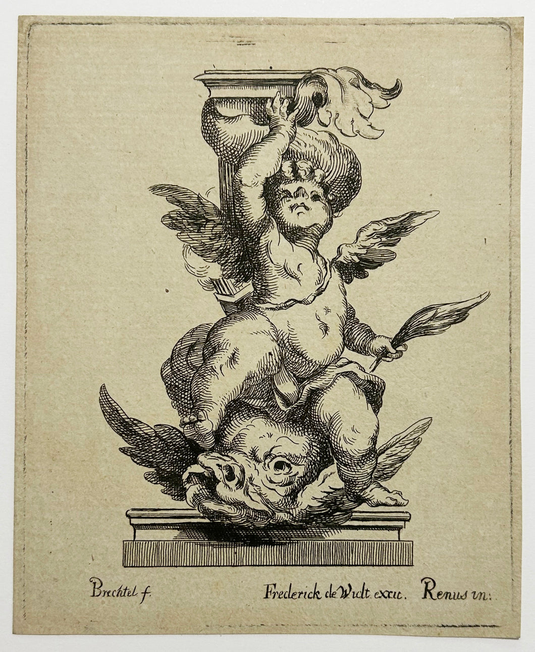 [Un Amour sur un dauphin].  c.1653.