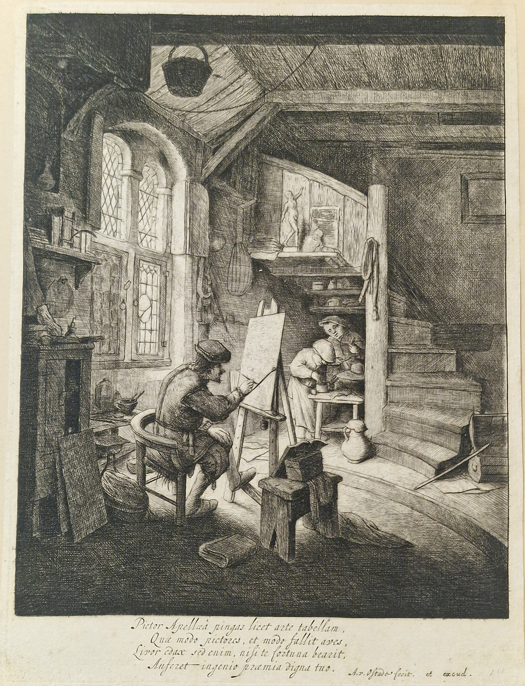 Le peintre.  1667.