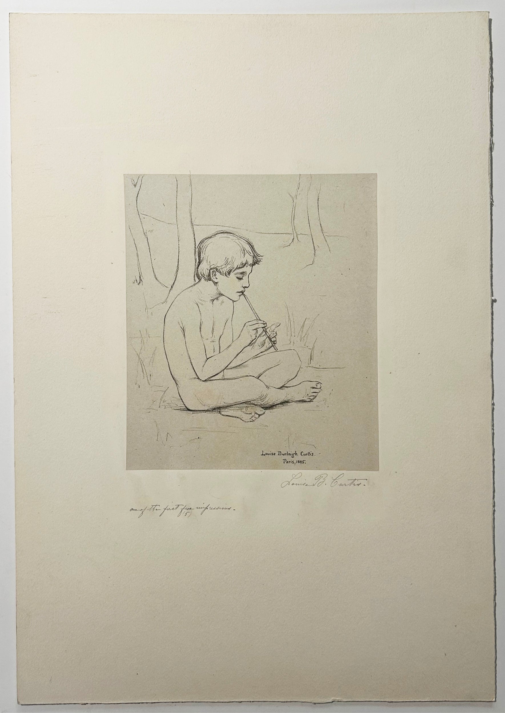 [Joueur de flûte]. 1895.