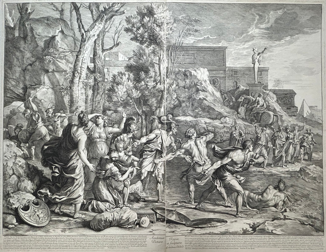 Le jeune Pyrrhus sauvé. c.1674.