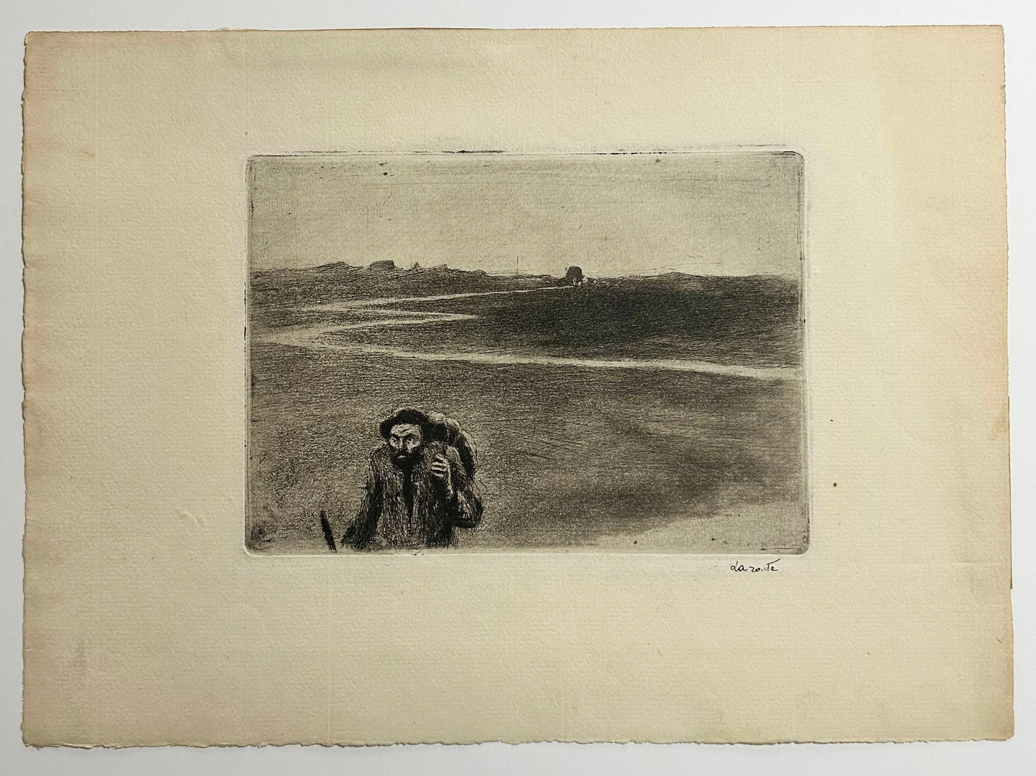 La route.  Entre 1898 et 1906.