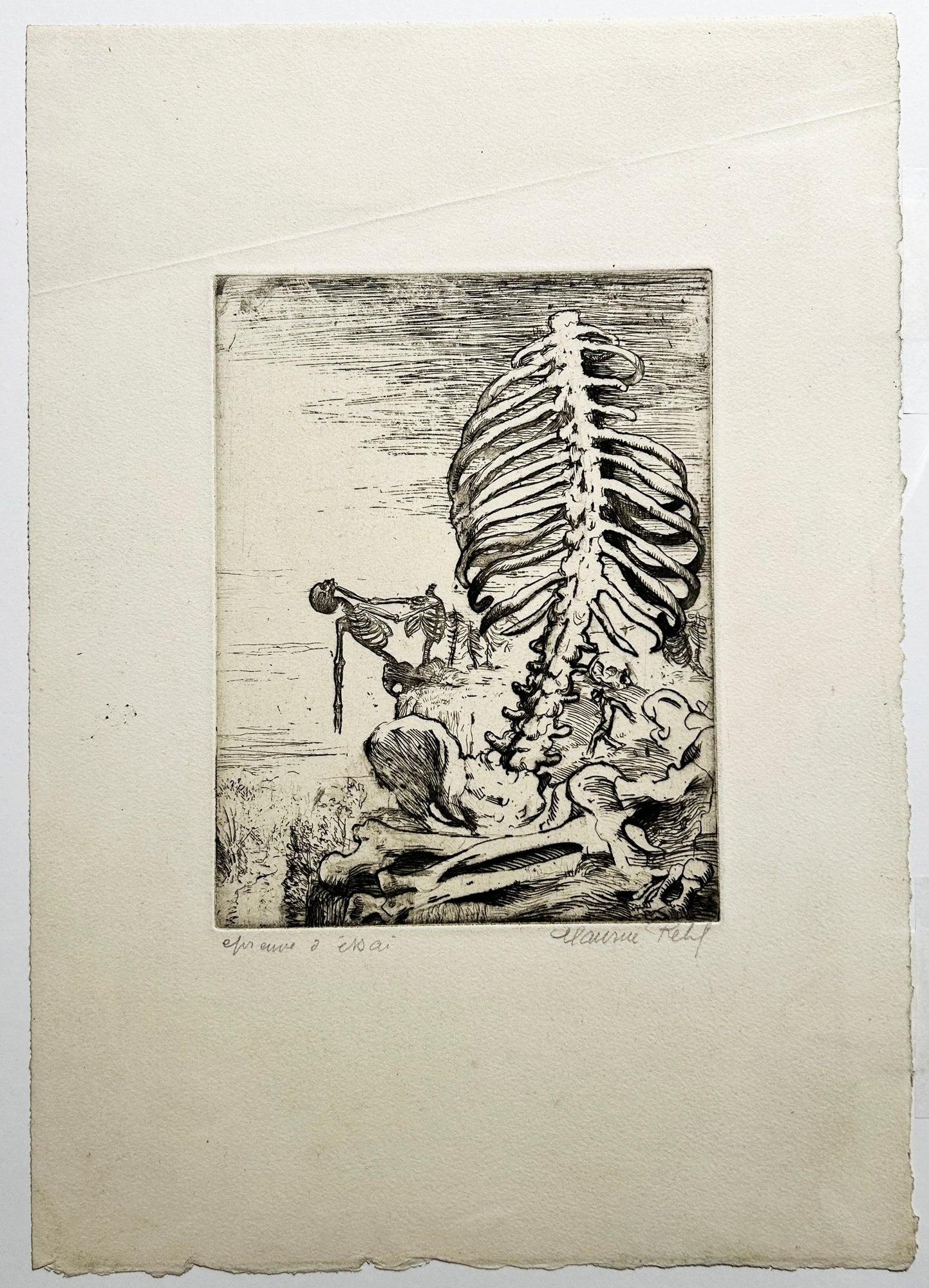 Mort au bord de l'abîme.