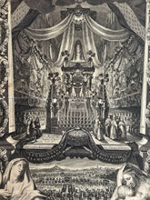 Charger l&#39;image dans la galerie, Almanach Royal pour l&#39;année bissextile M.DC.LXXXIV (1684). Les Honneurs funèbres rendus à la Mémoire de la Reine Marie-Thérèse en l&#39;an 1683.
