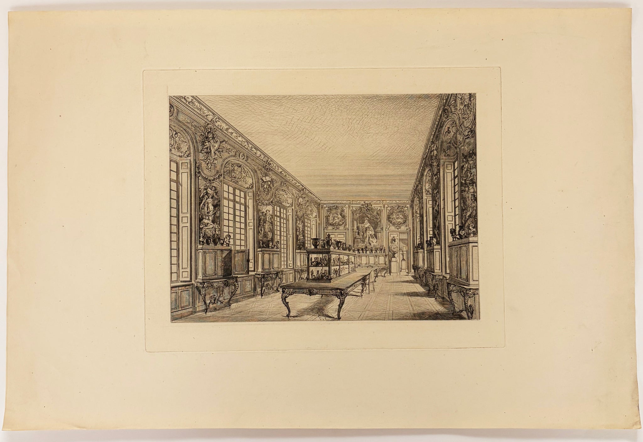 Le Cabinet des médailles.  c.1860.