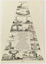 Charger l&#39;image dans la galerie, Faces de la pyramide surmontant le catafalque d&#39;Ulrique Eléonore, Reine de Suède.  c.1699.

