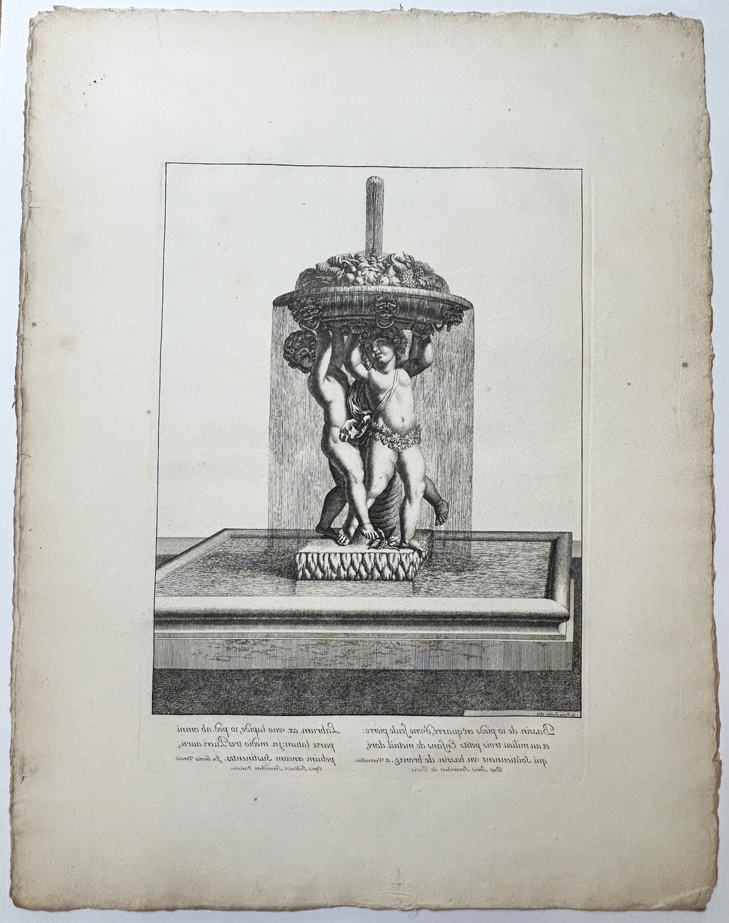 Fontaines et Jets d'eau des jardins de Versailles.  c.1673-1679.