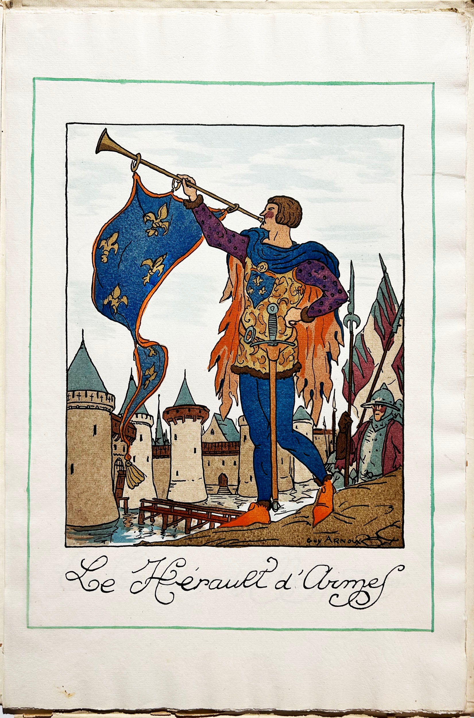 Tambours et Trompettes, Images de Guy Arnoux.  1918.