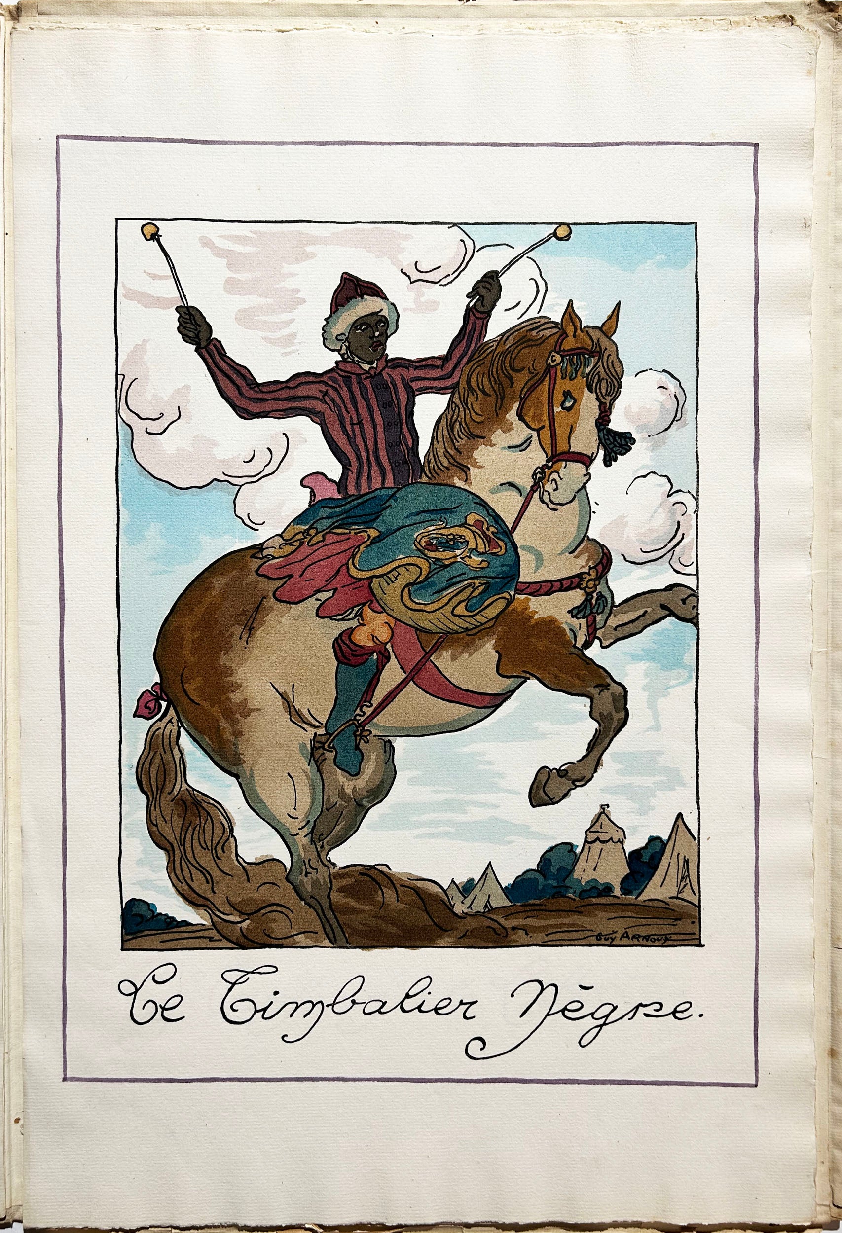 Tambours et Trompettes, Images de Guy Arnoux.  1918.