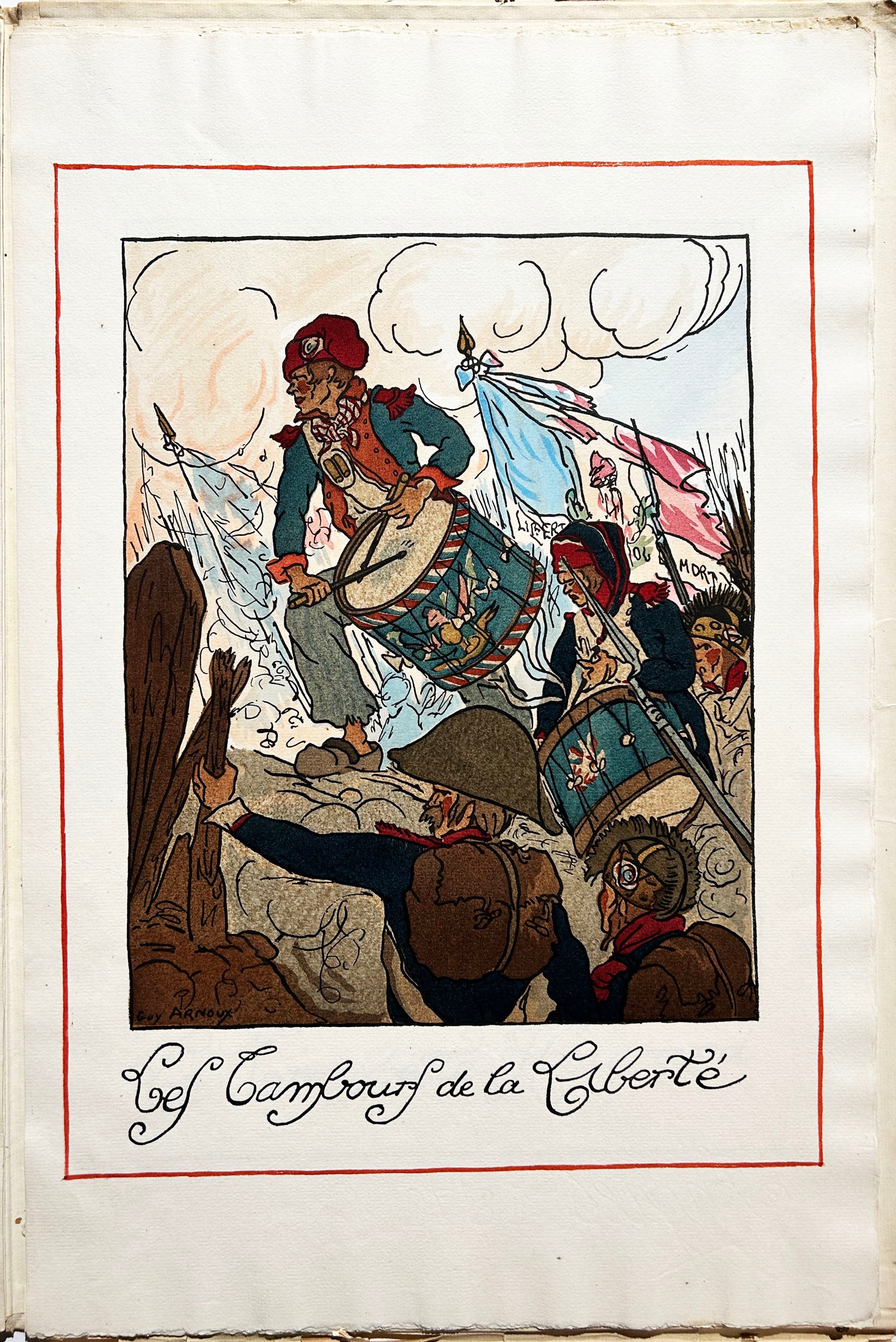 Tambours et Trompettes, Images de Guy Arnoux.  1918.