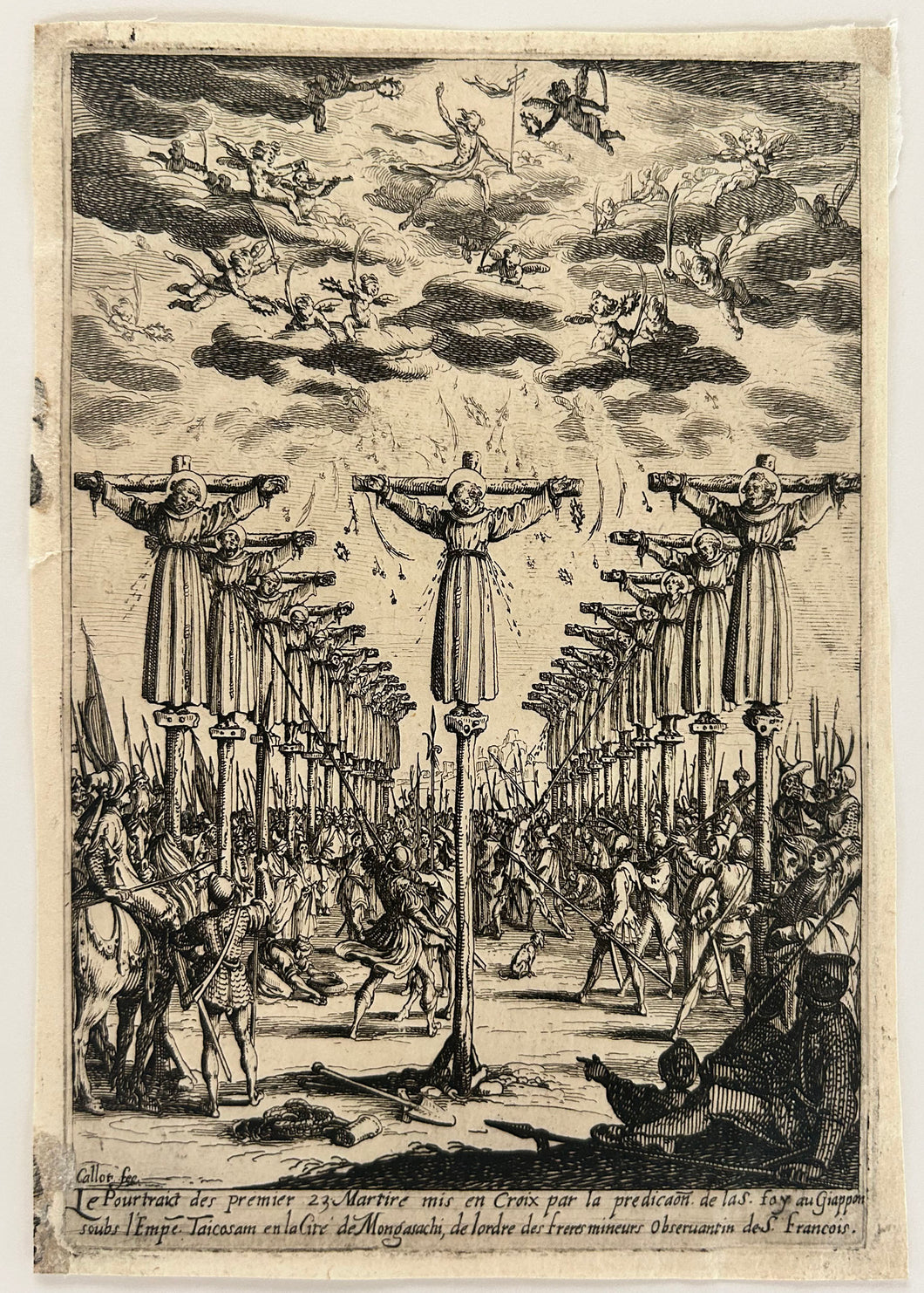 Les Martyrs du Japon. c.1627.