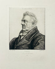 Charger l'image dans la galerie, Charles MERYON - Portrait de Louis Jacques Marie Bizeul 1861. Eau-forte originale. 
