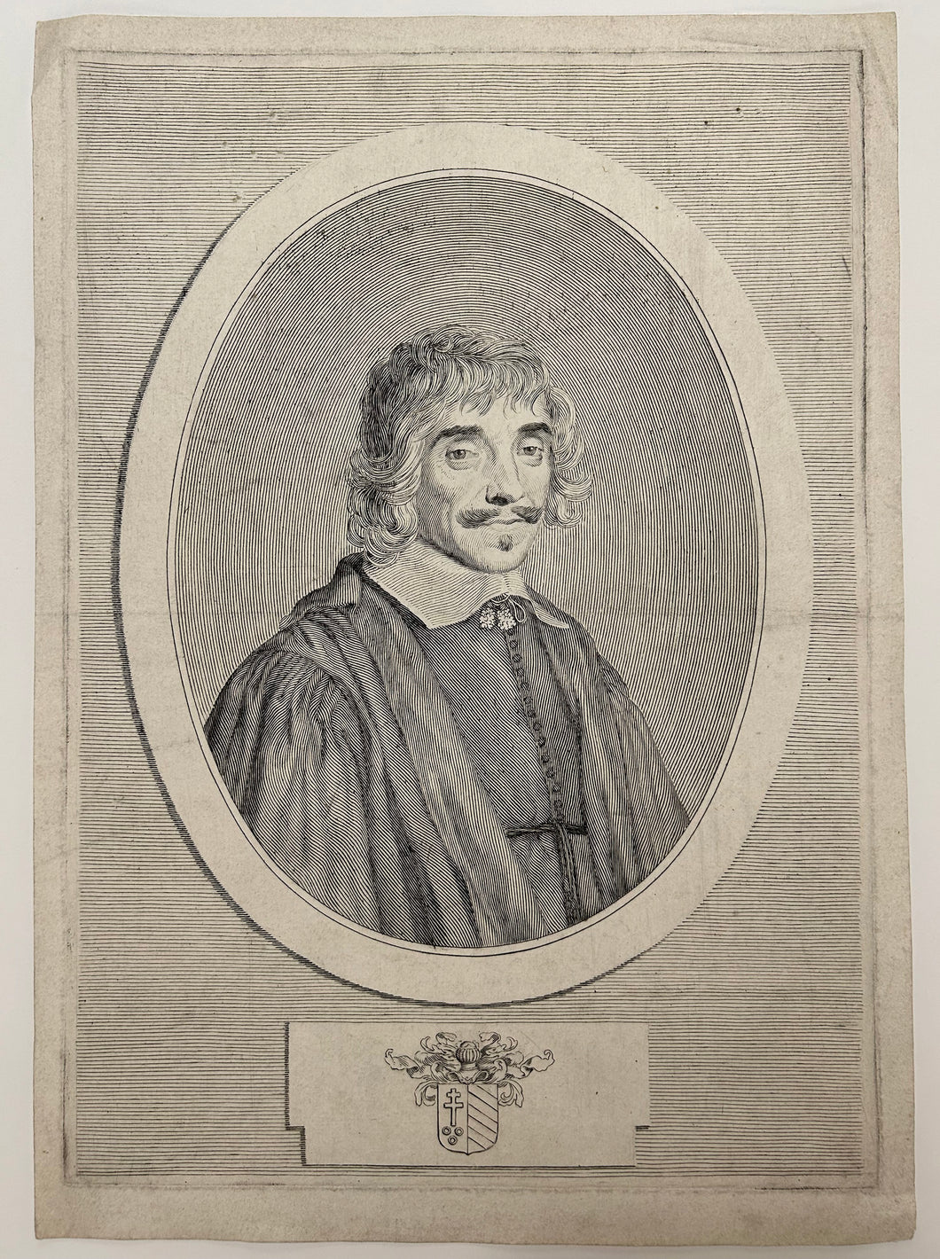 Portrait de Jean Perrault, Président à la Chambre des comptes.  1652.