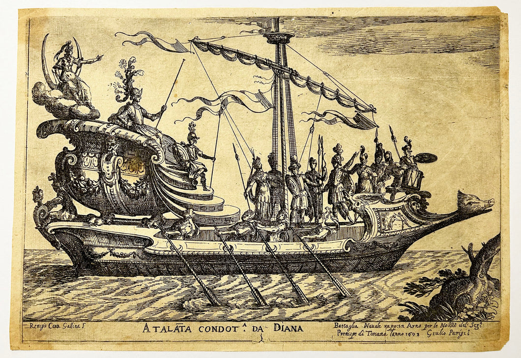 Atalanta condot da Diana. 1608.