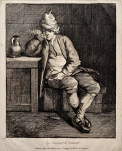 Charger l&#39;image dans la galerie, MONDHARE Louis-Joseph (publié par) - Le Savoyard content. Eau-forte. 
