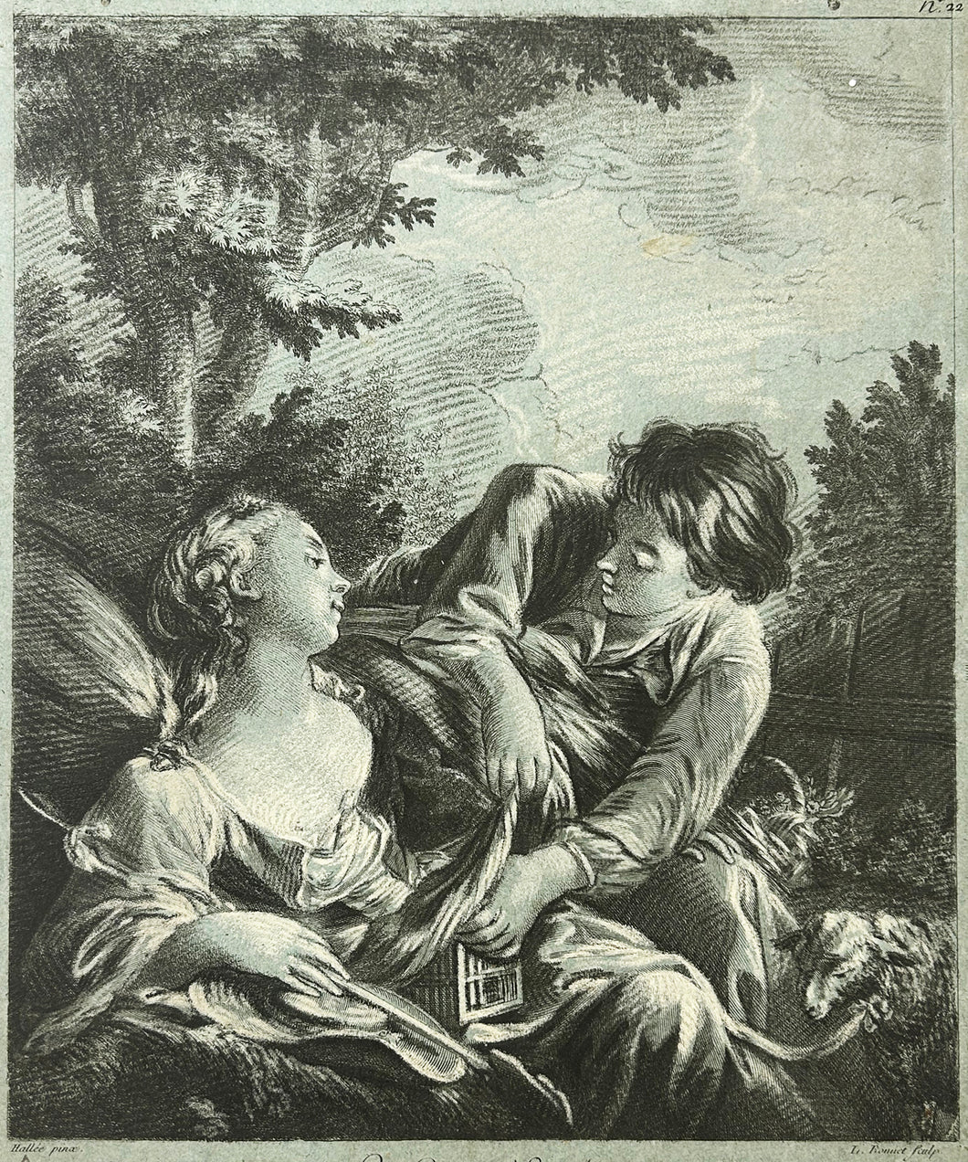 La Cage d'Erobée (dérobée). 1769.