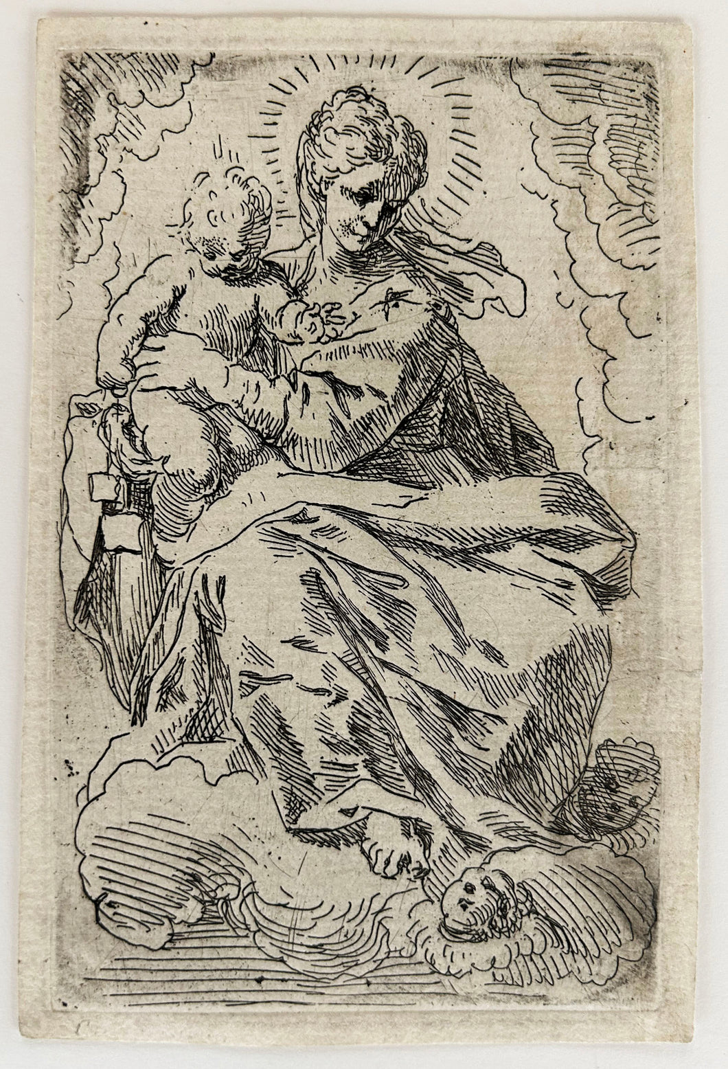 La Vierge avec l'Enfant.