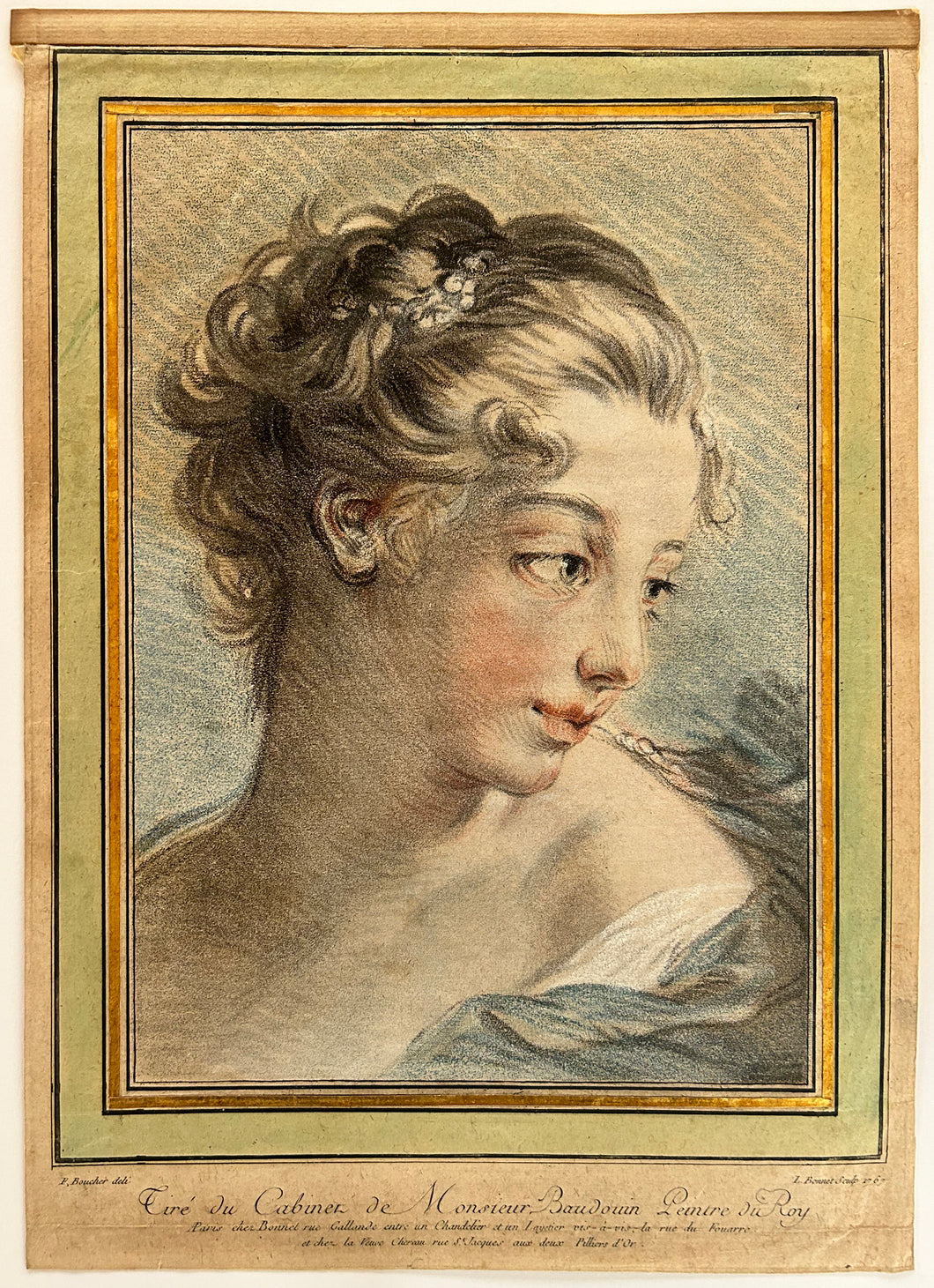 Tête de femme.  1767.