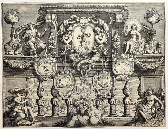 BIANCHI Giovanni Paolo - [Armoirie]. Eau-forte et burin. 