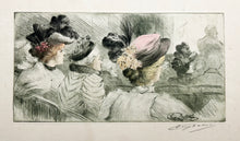 Charger l&#39;image dans la galerie, Eugène DELÂTRE - Nouveau Théâtre : Casino de Paris. 1896. Pointe sèche originale en couleurs, signée. 
