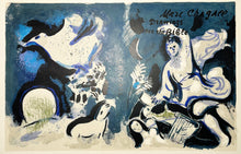 Charger l'image dans la galerie, Marc CHAGALL - Couverture du Verve "Marc Chagall, Drawings for the Bible".  1960. Lithographie originale, imprimée en couleurs

