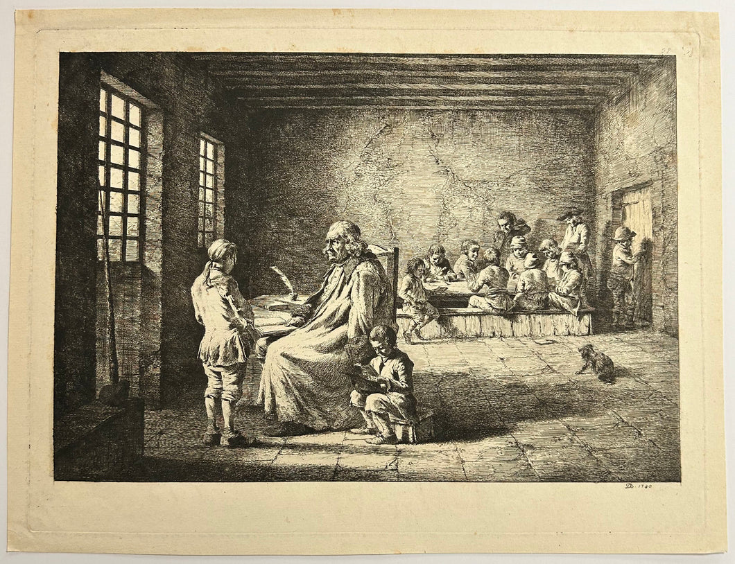 Le grand Maître d'école.  1780.