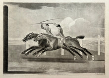 Charger l&#39;image dans la galerie, [Deux chevaux de course galopent au coude à coude]. c.1752.

