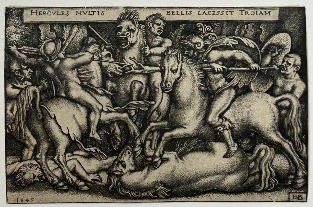 Hercule contre les Troyens. 1545.