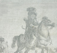 Charger l&#39;image dans la galerie, Un cavalier hongrois, allant à gauche, regardant de face.
