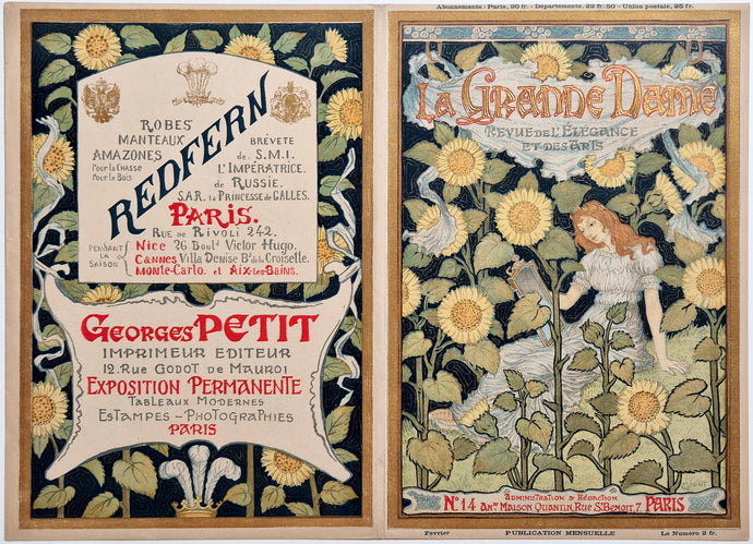 Eugène GRASSET (d'après) - Couverture pour 