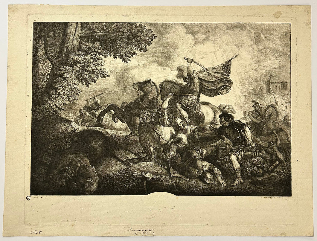 Scène de bataille.  1755.