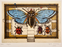 Charger l&#39;image dans la galerie, Michel ESTEBE - Cigale. 1999. Gravure en couleurs, signée.
