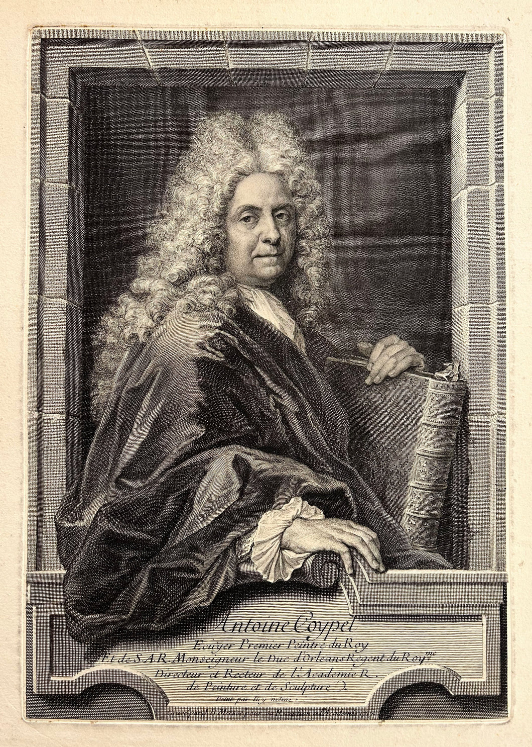Portrait d'Antoine Coypel, Ecuyer Premier Peintre du Roy (1661†1722).  1717.