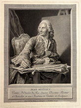 Charger l&#39;image dans la galerie, Portrait de Jean Restout (1692†1768), Peintre ordinaire du Roi, Ancien directeur, recteur et chancelier en son Académie de Peinture et Sculpture.  1771.
