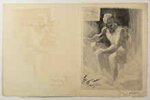 Charger l&#39;image dans la galerie, Le peintre décorateur. Carte de vœux. 1934.
