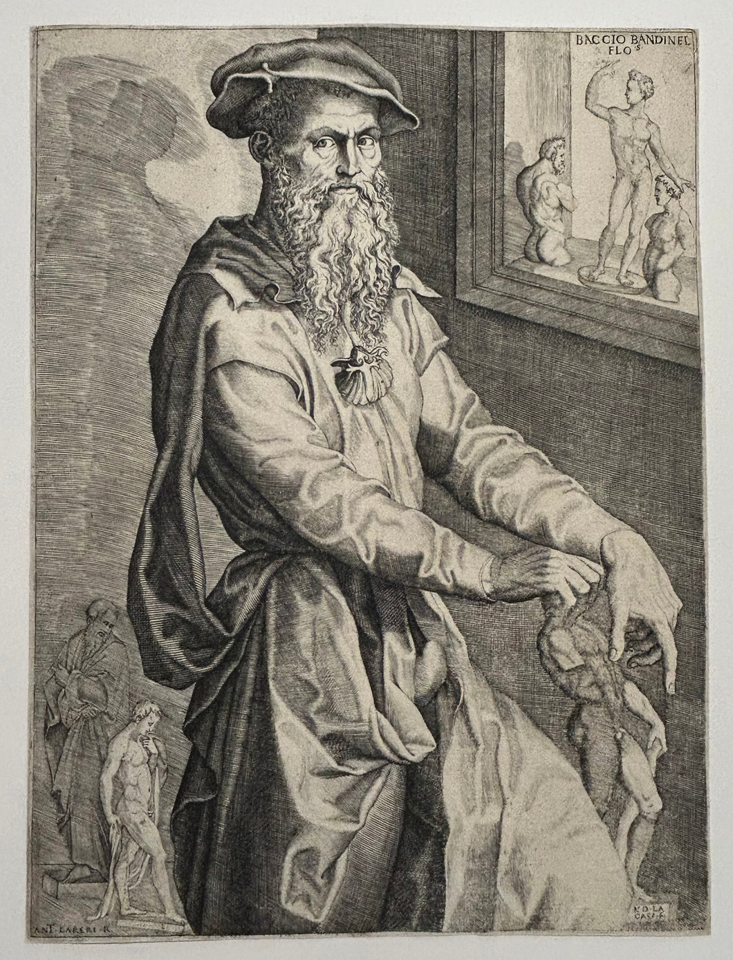 Autoportrait de Baccio Bandinelli.  c.1545.
