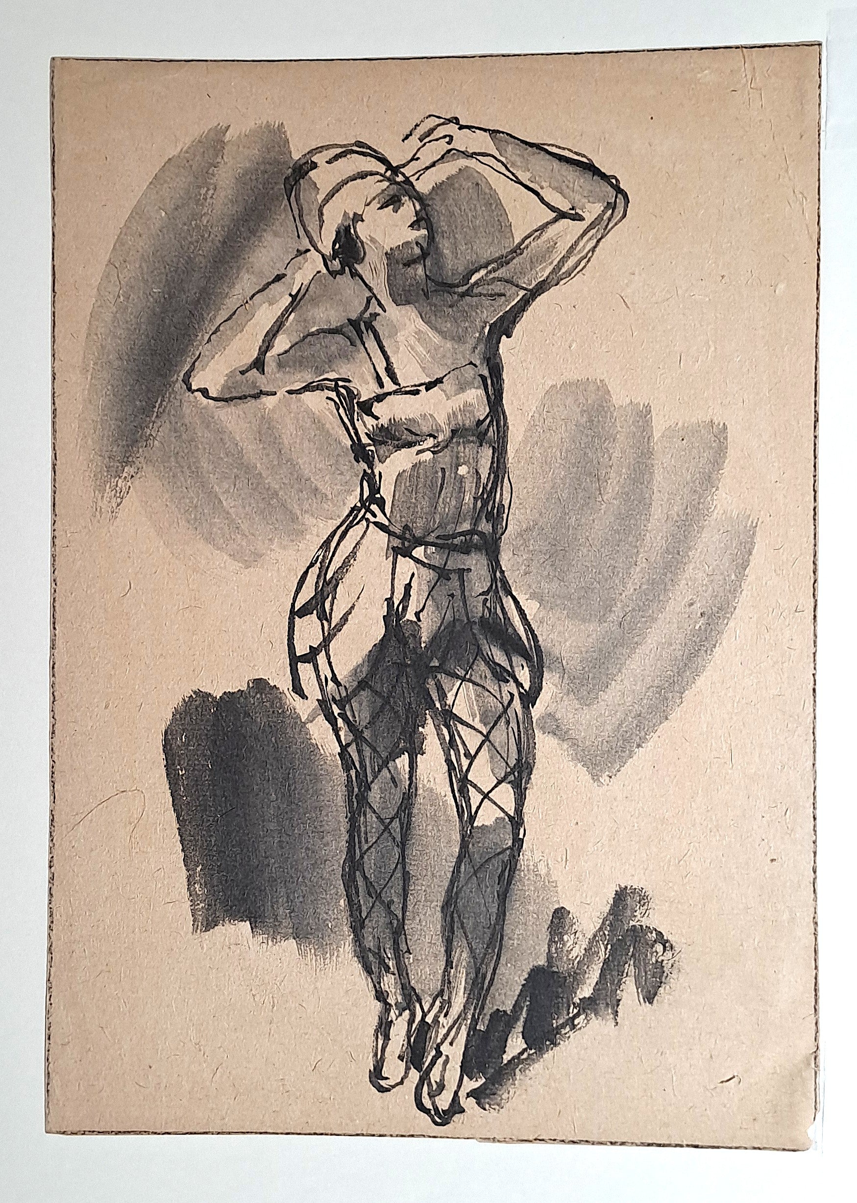 Jules CHADEL [Danseuse]. Vers 1925. Dessin original.