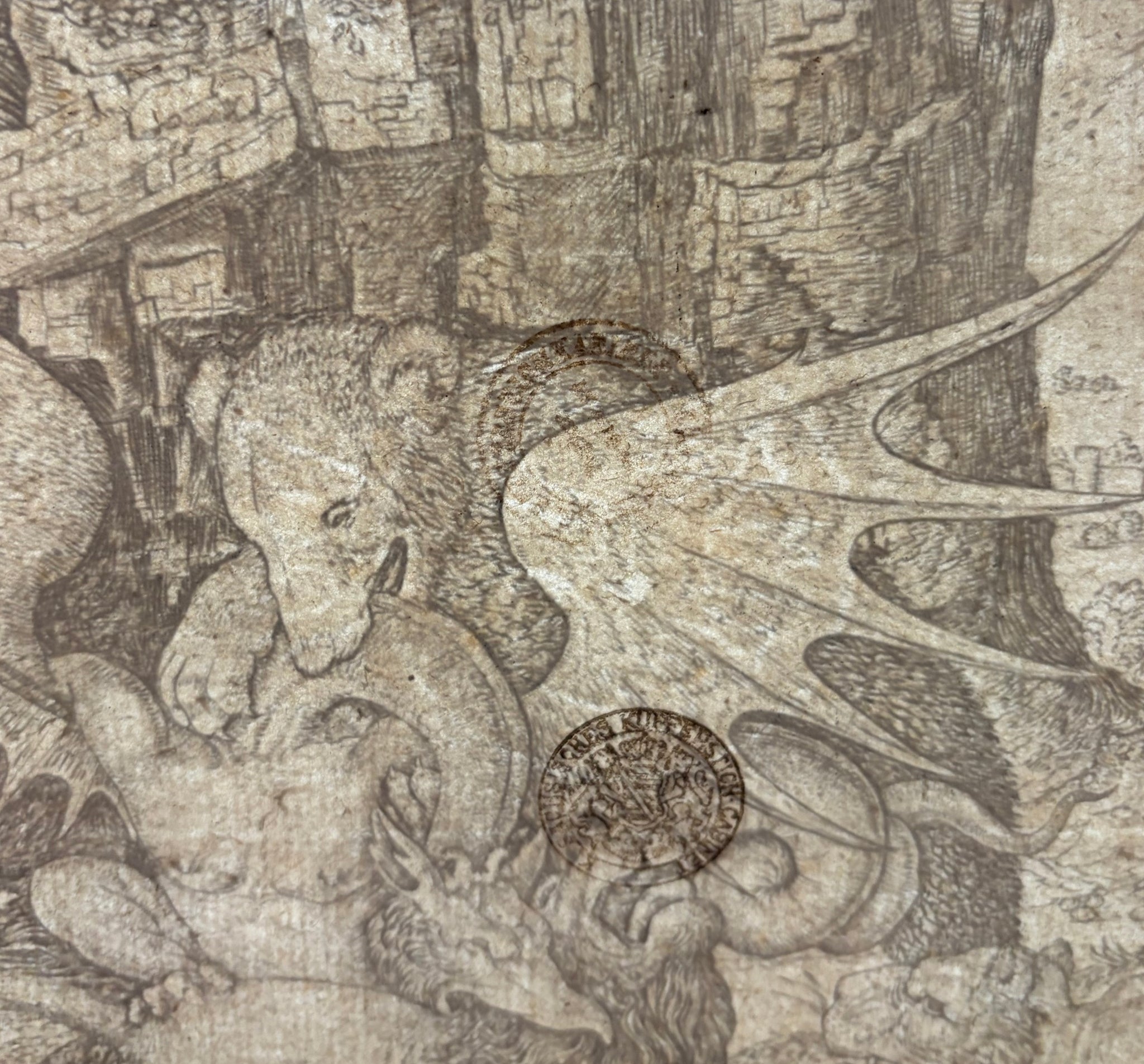 Le combat allégorique au miroir solaire, ou Poison et Antidote. c.1515-1520.