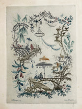 Charger l&#39;image dans la galerie, Arabesque avec un double parasol.  Vers 1795.
