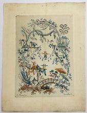 Charger l&#39;image dans la galerie, Arabesque avec un funambule.  Vers 1795.
