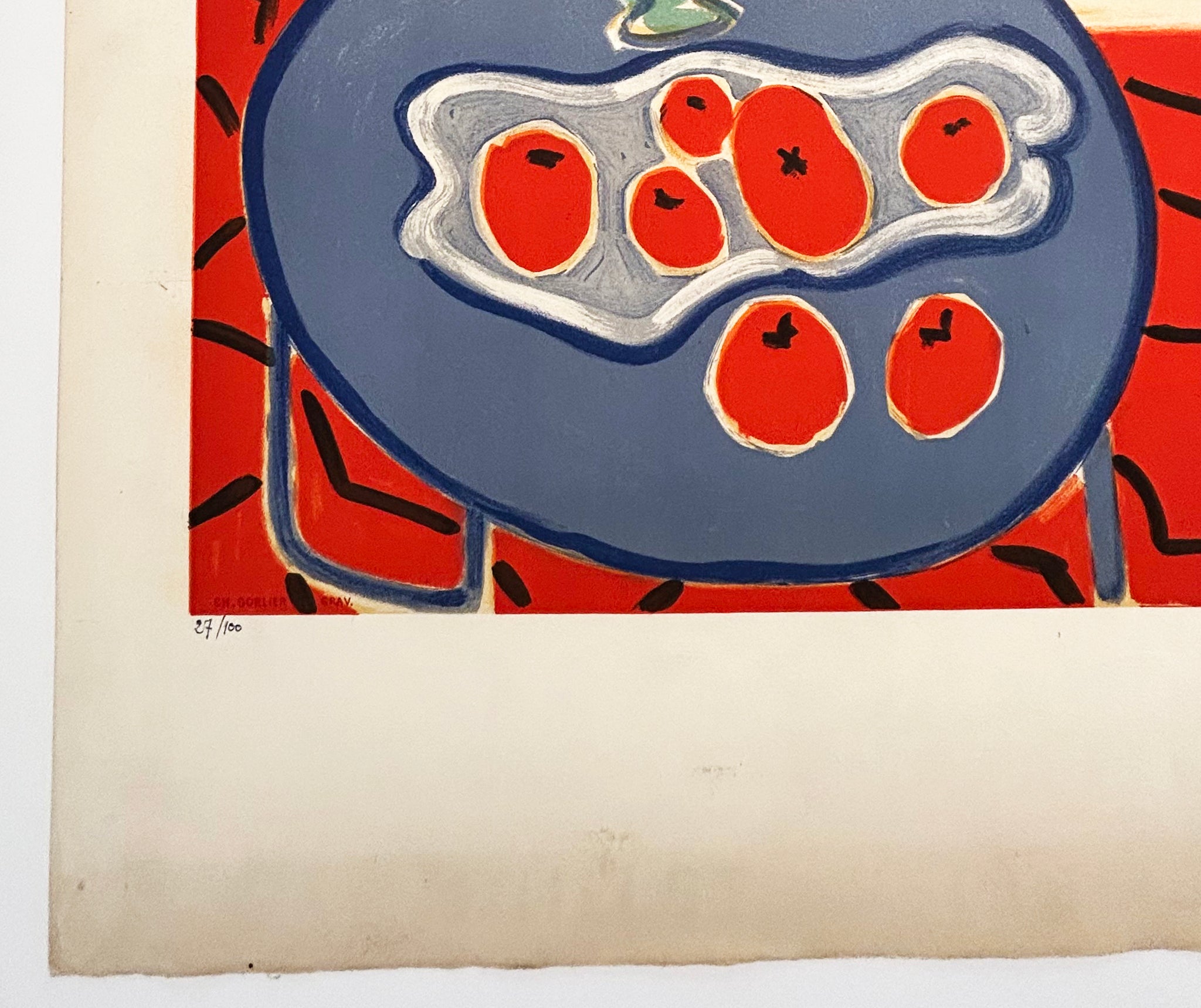 Chambre rouge.  1961.