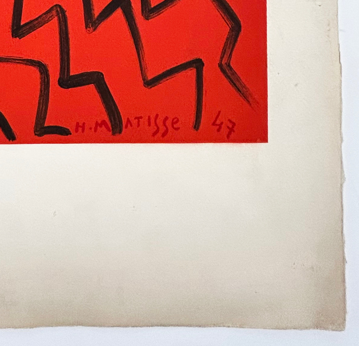 Chambre rouge.  1961.