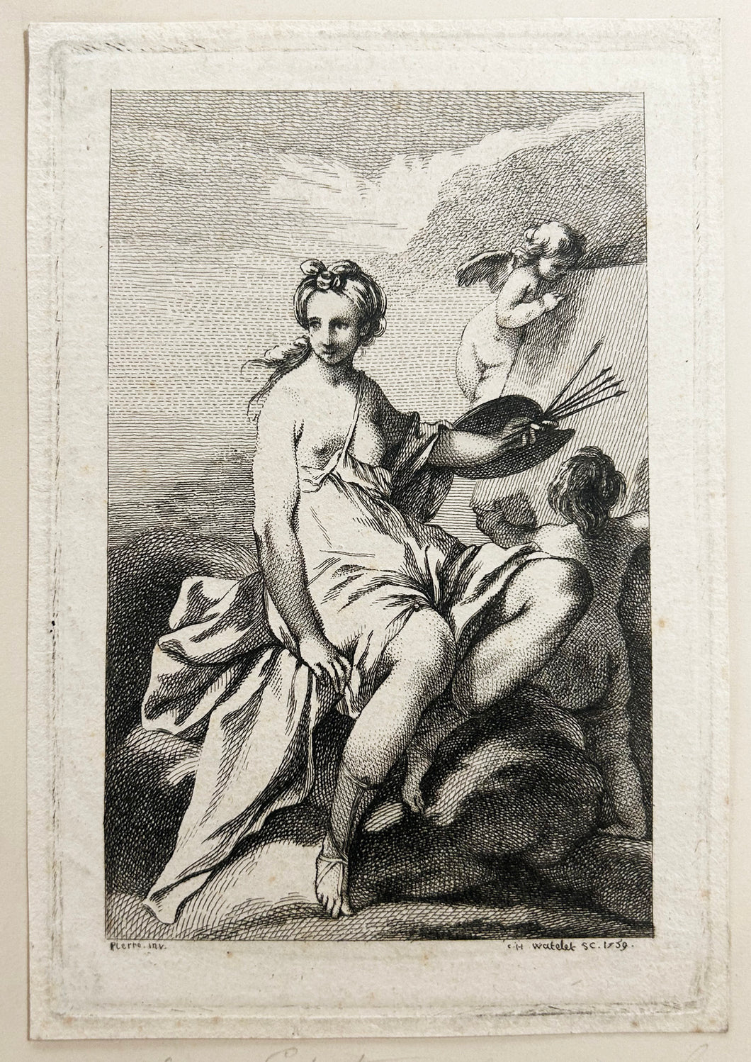 [Allégorie de la peinture].  1759.