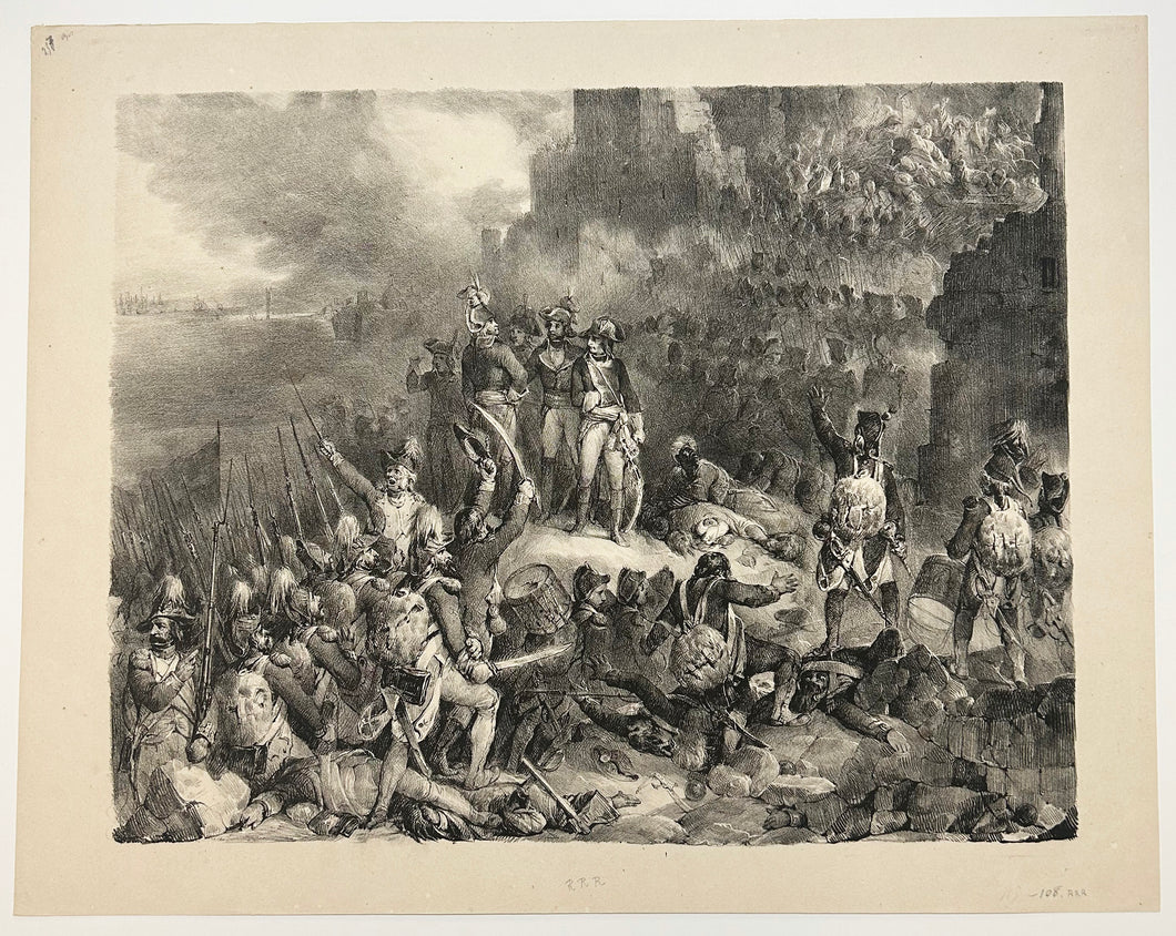 Le Siège de Saint-Jean d'Acre.  c.1821.