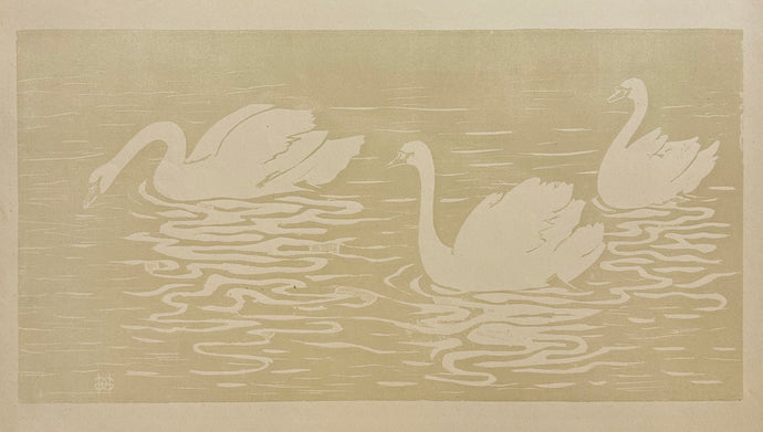 Henri Charles GUERARD - Les cygnes.  1895. 