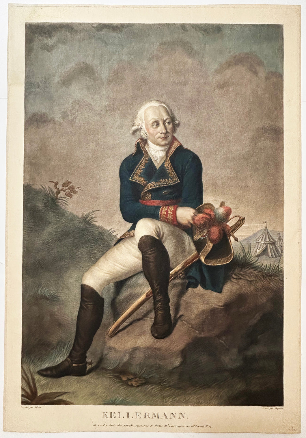 Portrait en pied du Maréchal François Étienne Christophe Kellermann (1735†1820).  1803.